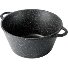 Кастрюля ГОРНИЦА К2633аг а/пр литая 4,0л стекл/кр Гранит