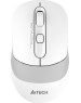 A4TECH Мышь беспроводная Fstyler FB10C, Bluetooth/Радио, оптическая, USB, 2000dpi, белый и серый [fb10c grayish white]