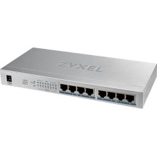 Коммутатор ZYXEL Коммутатор GS1008HP-EU0101F, неуправляемый