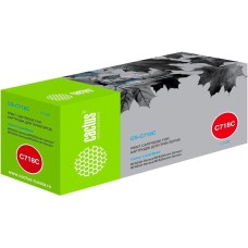 Картридж CACTUS Картридж CS-C718C, 718 C, голубой / CS-C718C