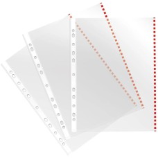 БЮРОКРАТ Папка-вкладыш глянцевые, A4+, 30мкм, 50шт [-013bkan2red]