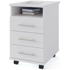 СОКОЛ Тумба КТ-12, на колесах, белый [кт12б6]