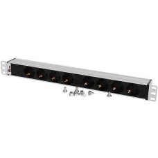 REM Блок распределения питания IP20 R-32-8S-I-440-K гор.размещ. 8xSchuko базовые 32A клеммная колодка