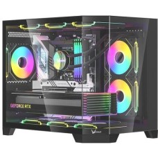 Корпус FORMULA Корпус mATX Crystal Z6M Floe, Mini-Tower, без БП, черный