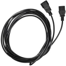 BURO Кабель-удлинитель питания IEC C13 (прямой) - IEC C14 (прямой), 3x0.35 мм2, 3м, пакет, черный [an23-1008-3]