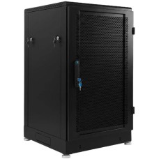 ЦМО Шкаф серверный ШТК-М-24.6.10-44АА-9005 напольный, перфорированная передняя дверь, 24U, 600x1245x1000 мм