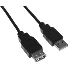 KINGPRICE Кабель-удлинитель KP-AmAf-v2-1.5m ver2.0 USB A(m) USB A(f) 1.5м черный