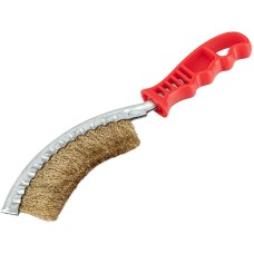 MATRIX Щетка металлическая изогнутая, пластиковая ручка 74839