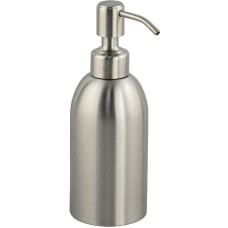 САНАКС - Дозатор для жидкого мыла настольный, 330 мл, конусообразный корпус, из нержавеющей стали SUS 304, цвет САТИН. 22075