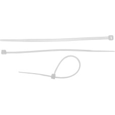 ЗУБР КС-Б2, 3.6 x 200 мм, нейлон РА66, 50 шт, белые, кабельные стяжки, Профессионал (4-309017-36-200)