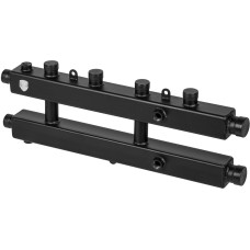 Сантехническая арматура ROYAL THERMO Коллектор на 2 (3) отопительных контура (сверху/сбоку) с кронштейнами