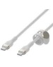 BELKIN Кабель BoostCharge PRO Flex USB-C to USB-C Braided Silicone Cable. Длина: 2м. Цвет: белый