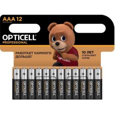 OPTICELL AAA Батарейка Professional LR03, 12 шт