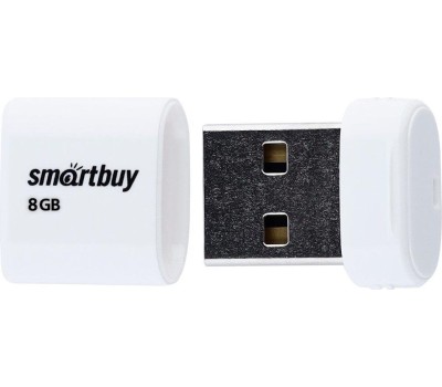 USB флеш SMARTBUY (SB8GBLara-W) 8GB LARA WHITE