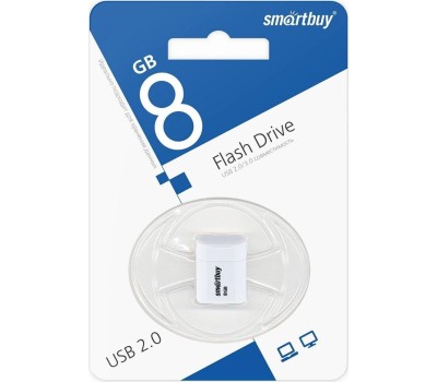 USB флеш SMARTBUY (SB8GBLara-W) 8GB LARA WHITE