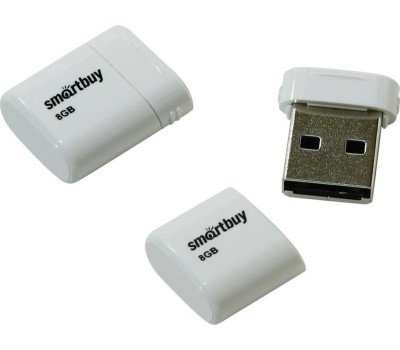USB флеш SMARTBUY (SB8GBLara-W) 8GB LARA WHITE