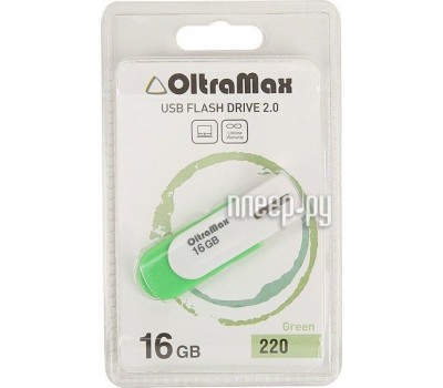 USB флэш-накопитель OLTRAMAX OM-16GB-220-зеленый