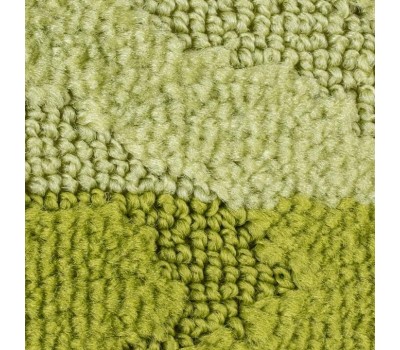 Коврики для ванной САНАКС 00206 SILVER Коврик в ванную двойной ЗЕЛЁНЫЙ 60х100+50х60 см 100% полиэстер