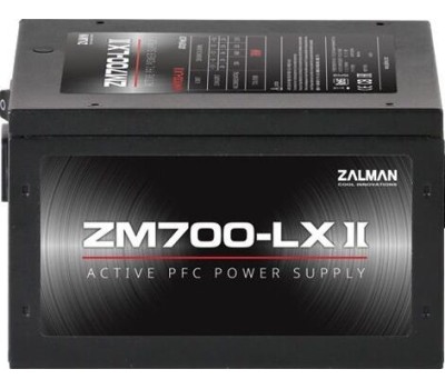 Блок питания ZALMAN ZM700-LX II (ATX 2.3, 700W, Active PFC, 120mm fan)