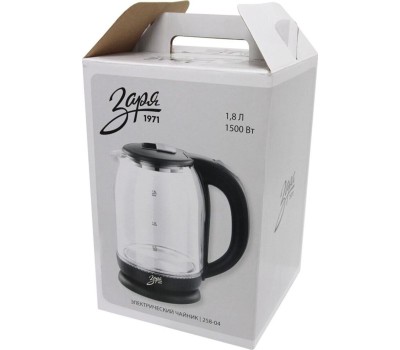 Чайник ЗАРЯ 258-04 стекло