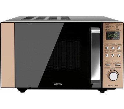 Микроволновая печь CENTEK CT-1574 (чёрный/золотой)