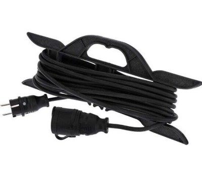 Удлинители, колодки, сетевые фильтры, шнуры REXANT (11-7077) Удлинитель-шнур на рамке КГ 3х1.5, 10 м, морозостойкий, с/з, 16 А, 3500 Вт, IP44