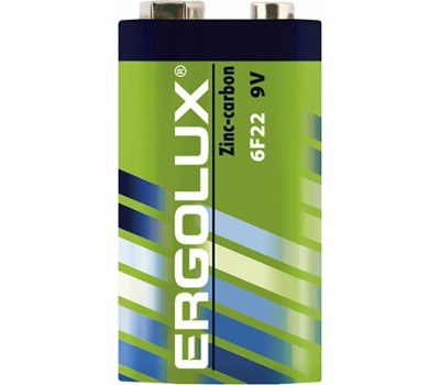 Элементы питания ERGOLUX (12443) 6F22SR1