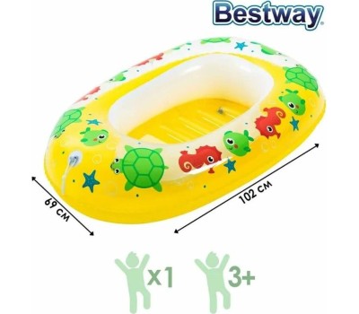 Лодочка для плавания BESTWAY Лодочка для плавания 102 х 69 см, от 3-6 лет, цвета микс 34037 1228879