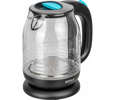 Чайник KITFORT КТ-654-1 1.7л. 2200Вт голубой