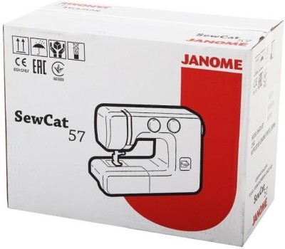 JANOME Sew Cat 57 белый/рисунок