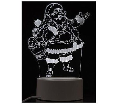 Светильники ночники ENERGY Светильник декоративный EN-NL 25 3D дед Мороз (106258)