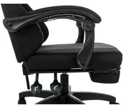 ZOMBIE Кресло игровое Weaver, на колесиках, ткань, черный [ weaver b]