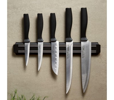 Набор ножей AGNESS 911-043 CORRIDA с магнит.держателем (6 предметов)