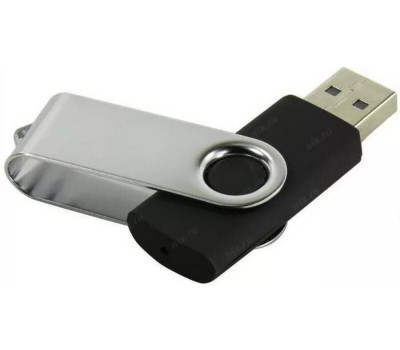 NETAC Флеш Диск 8GB U505 NT03U505N-008G-20BK USB2.0 черный/серебристый