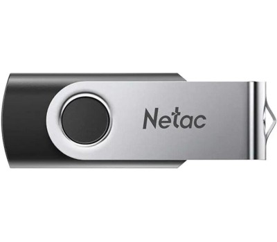 NETAC Флеш Диск 8GB U505 NT03U505N-008G-20BK USB2.0 черный/серебристый