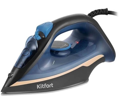 Утюг KITFORT КТ-2609, 2200Вт, синий/черный