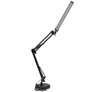REXANT Светильник настольный с 2 креплениями (подставка и струбцина) LED, 10Вт, черный