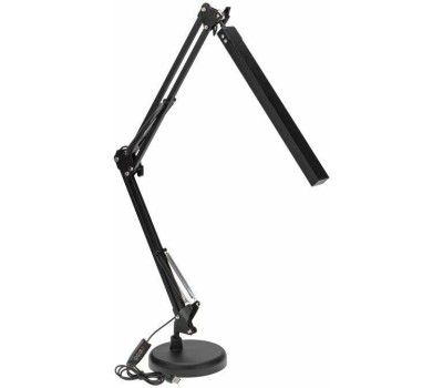 REXANT Светильник настольный с 2 креплениями (подставка и струбцина) LED, 10Вт, черный