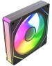 BLOODY Вентилятор для корпуса CF-11 LCD ARGB 120х120x25 черный 4-pin 32дБ (упак.:1шт) (CF-11-ARGB120-BK) Ret