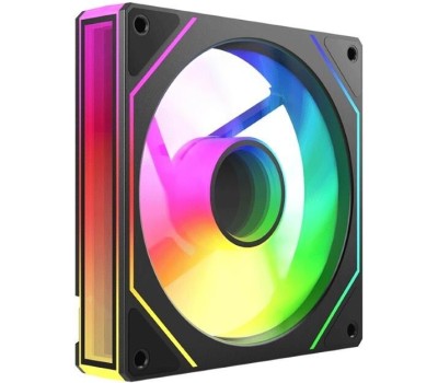 BLOODY Вентилятор для корпуса CF-11 LCD ARGB 120х120x25 черный 4-pin 32дБ (упак.:1шт) (CF-11-ARGB120-BK) Ret