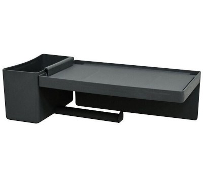 MULTIDOM Держатель для туалетной бумаги 2 в 1 (серый). Размер 25,5х12х10 см. 161 218