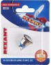 REXANT Кнопка антивандальная ø16 без фиксации (2c винт) выкл-(вкл) сфера (A16-A2) (в упак. 1шт.)