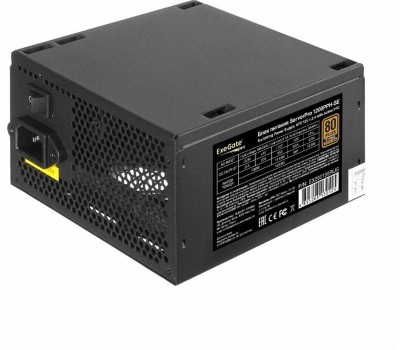 Exegate EX292196RUS Серверный БП 1200W ExeGate ServerPRO 80 PLUS® Bronze 1200PPH-SE (ATX, for 3U+ cases, APFC, КПД 89% (80 PLUS Bronze), 12cm fan, 24pin, 2x(4+4)p, 6xPCI-E, 8xSATA, 4xIDE, box, black)