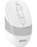 A4TECH Мышь беспроводная Fstyler FB10C, Bluetooth/Радио, оптическая, USB, 2000dpi, белый и серый [fb10c grayish white]