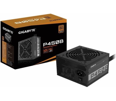 Блок питания GIGABYTE Блок питания GP-P450B, 450Вт, 80 PLUS BRONZE, 120мм, черный, retail