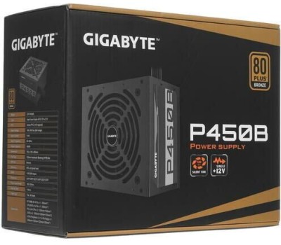 Блок питания GIGABYTE Блок питания GP-P450B, 450Вт, 80 PLUS BRONZE, 120мм, черный, retail