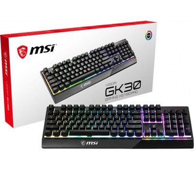 Клавиатура MSI Клавиатура GAMING BLACK RUS VIGOR GK30