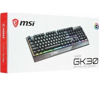Клавиатура MSI Клавиатура GAMING BLACK RUS VIGOR GK30