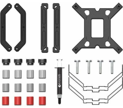 ID-COOLING Вентилятор для процессора SE-224-XTS-BLACK черный (Soc-AM4/AM5/115x/1200/1700, Al+Cu, PWM 1500rpm, 28.9 dB, 120mm, 4 pin,220Wt)