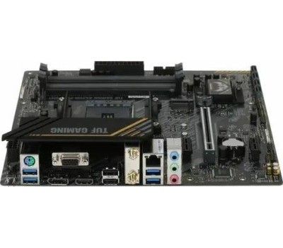 Материнская плата ASUS Материнская плата TUF GAMING A520M-PLUS WIFI, Socket AM4, AMD A520, mATX, Ret